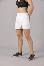 Load image into Gallery viewer, Game changer High-Rise White Skort
