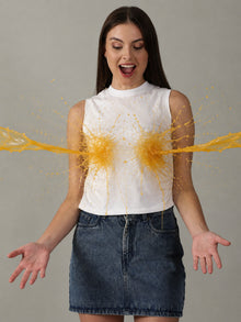 Fearless White Tee™ | Women's Anti-stain Tank