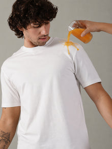Fearless White Tee™ | Men's Anti-stain T-Shirt