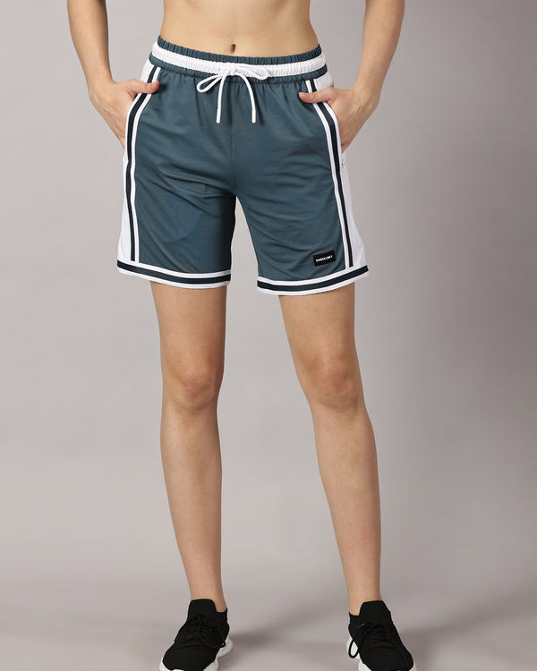 Defy Gravity Basketball shorts Arctic Blue