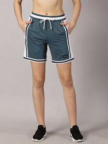 Defy Gravity Basketball shorts Arctic Blue