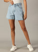 The All-Day High Waisted Denim shorts Light wash
