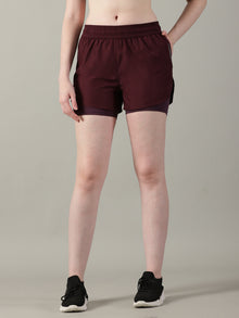 Dares Only Mulberry 2-in-1 Run Short