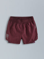 Load image into Gallery viewer, Dares Only Mulberry 2-in-1 Run Short

