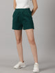 Forest Green Women's French Terry shorts