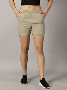 Convertible High-Rise Travel-Trek Pants - Beige