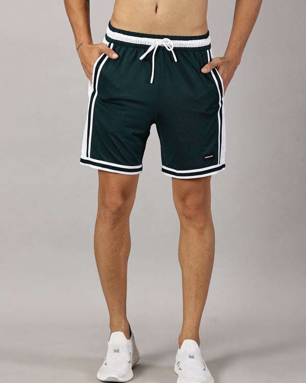Defy Gravity Basketball shorts Bottle Green