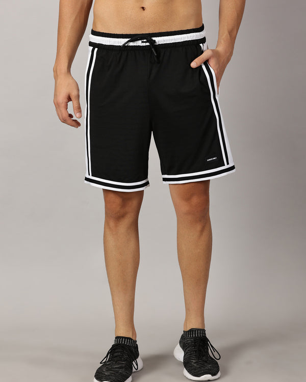 Defy Gravity Basketball shorts Black and White