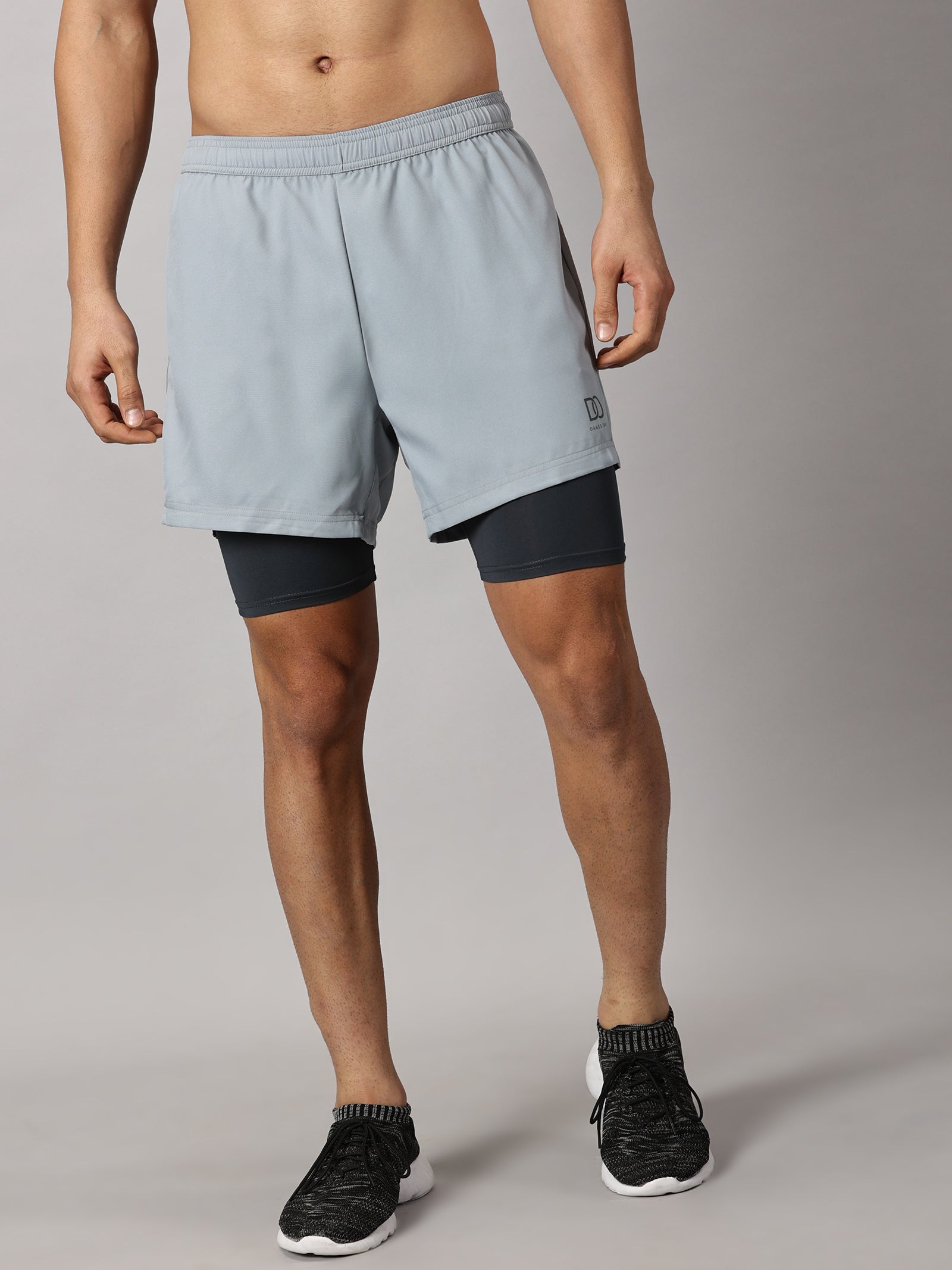 Dares Only Graphite Hybrid Run Shorts