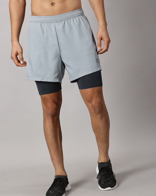 Dares Only Graphite Hybrid Run Shorts