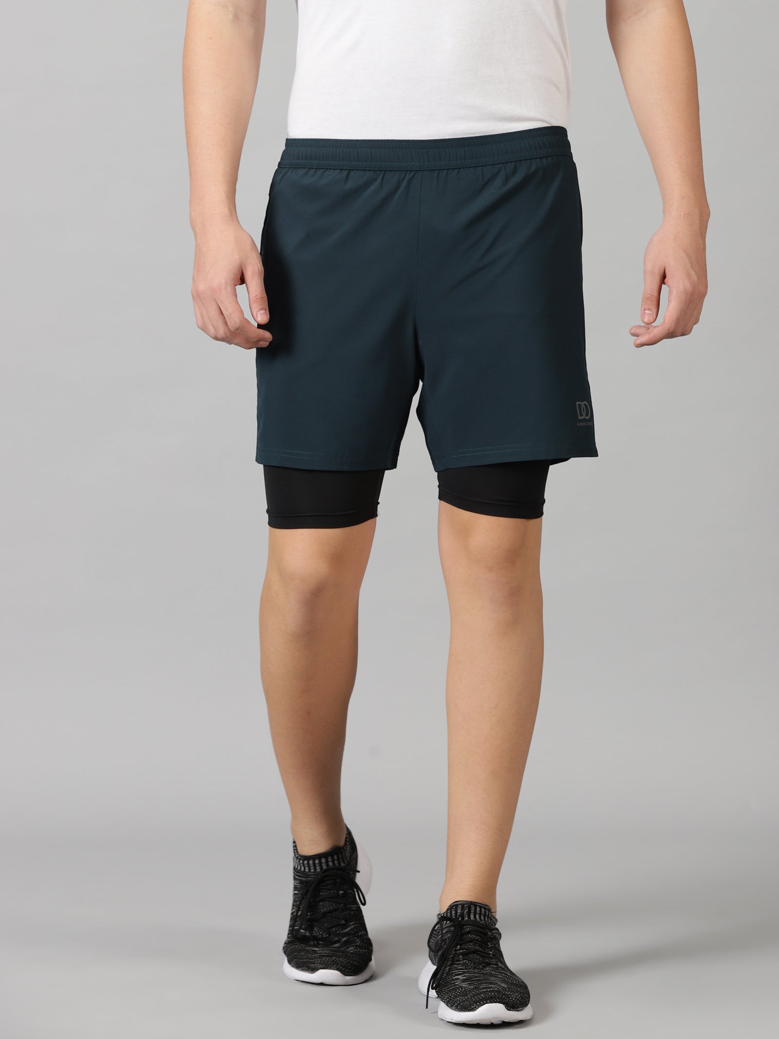 Hybrid Run shorts combo: Bistro Lake & Burgundy