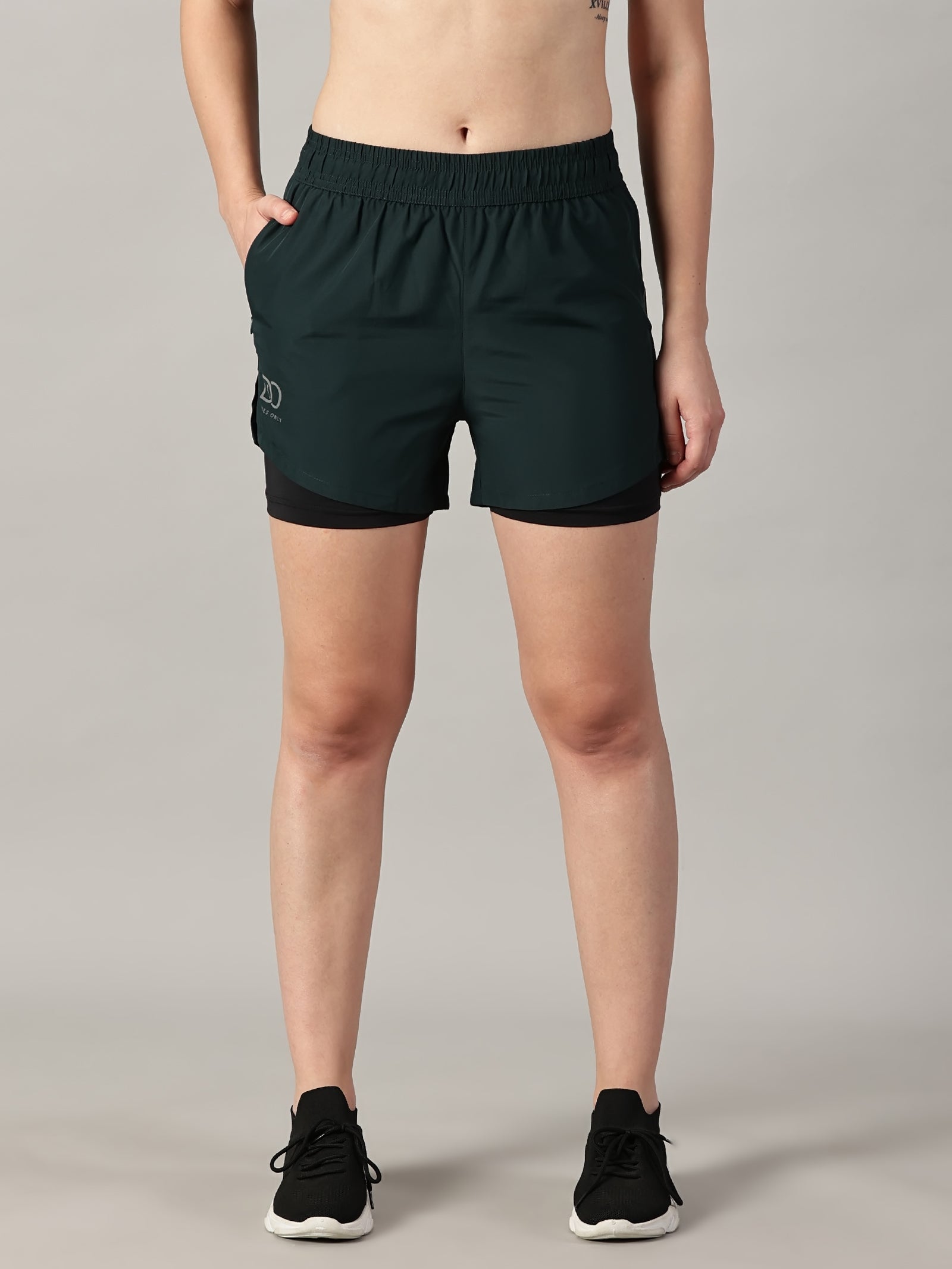 Bistro Lake 2-in-1 Run Short