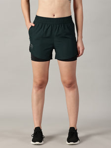 Bistro Lake 2-in-1 Run Short