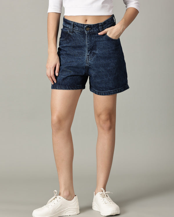 The All-Day High Waisted Denim Dark wash