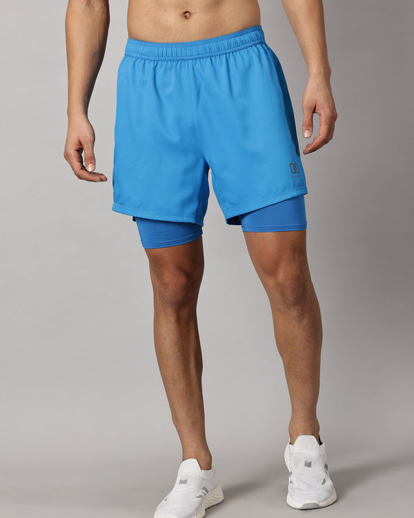 Dares Only Scuba Blue Hybrid Run Shorts