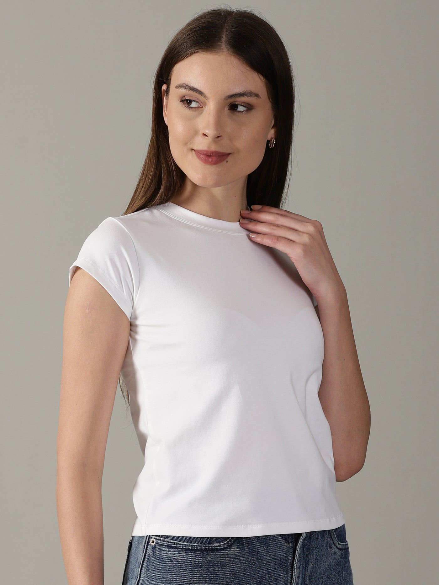 Fearless White Tee™ | Women's Anti-stain T-Shirt