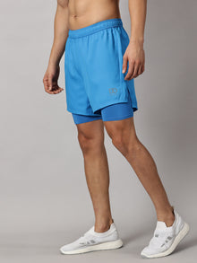 Dares Only Scuba Blue Hybrid Run Shorts