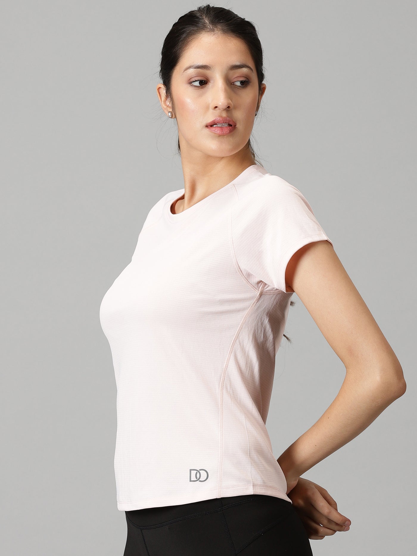 Form Fit Raglan Sleeve Salmon Pink training T-shirt