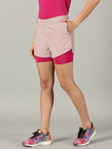 Dares Only Magenta 2-in-1 Run Short