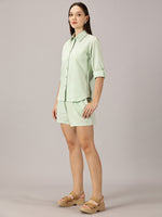 Load image into Gallery viewer, Mint Green Linen co-ords
