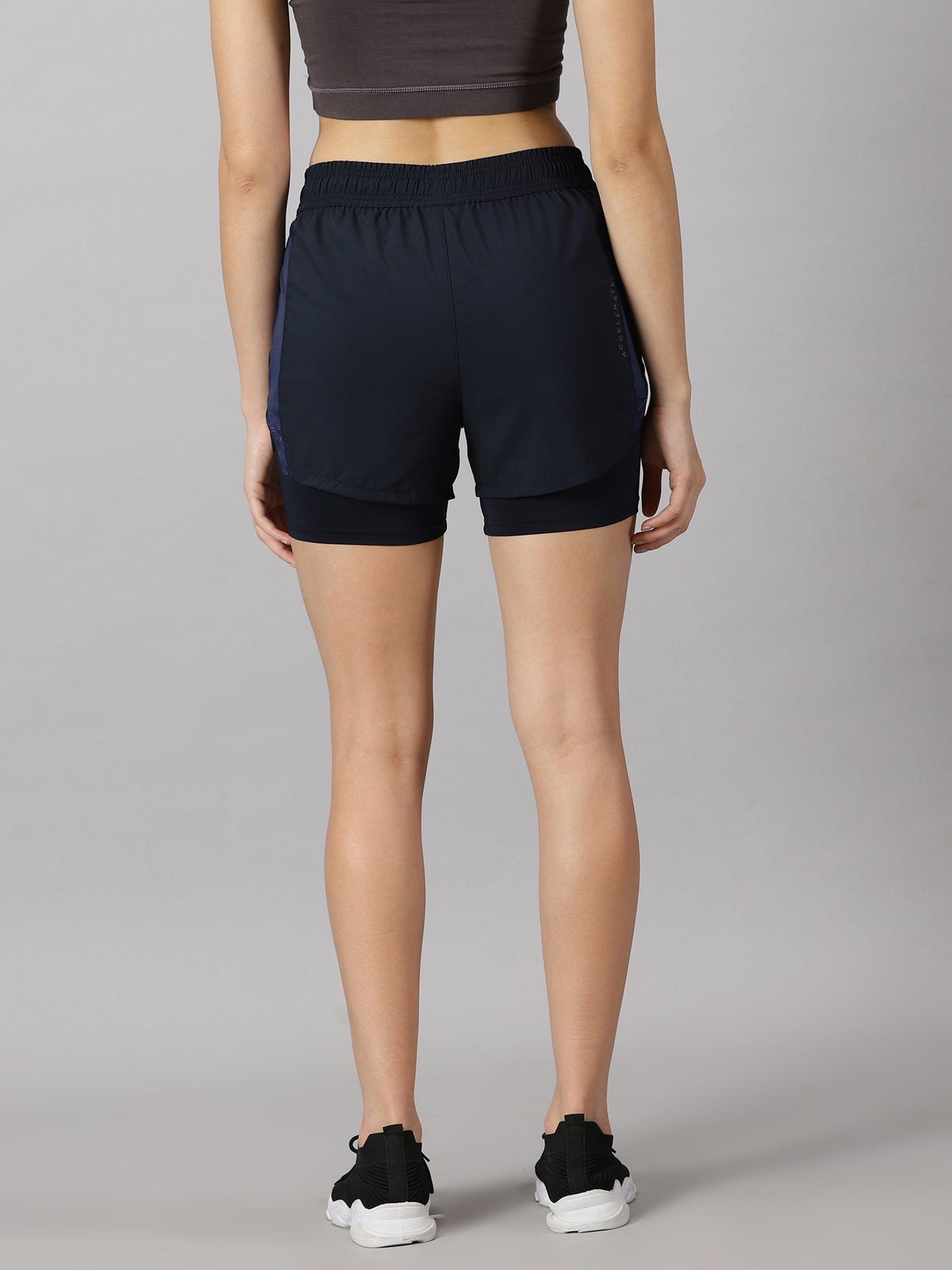 Midnight Blue 2-in-1 Run Short