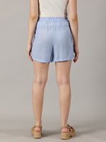 Load image into Gallery viewer, Coastal Charm Aqua pinstripe shorts
