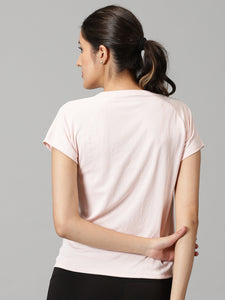 Form Fit Raglan Sleeve Salmon Pink training T-shirt