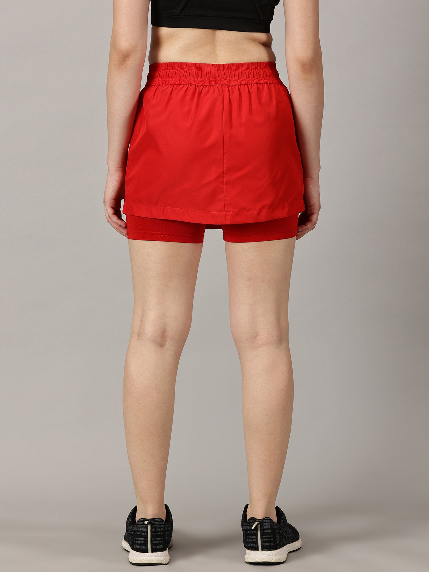 Game changer High-Rise Red Skort