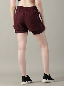 Dares Only Mulberry 2-in-1 Run Short