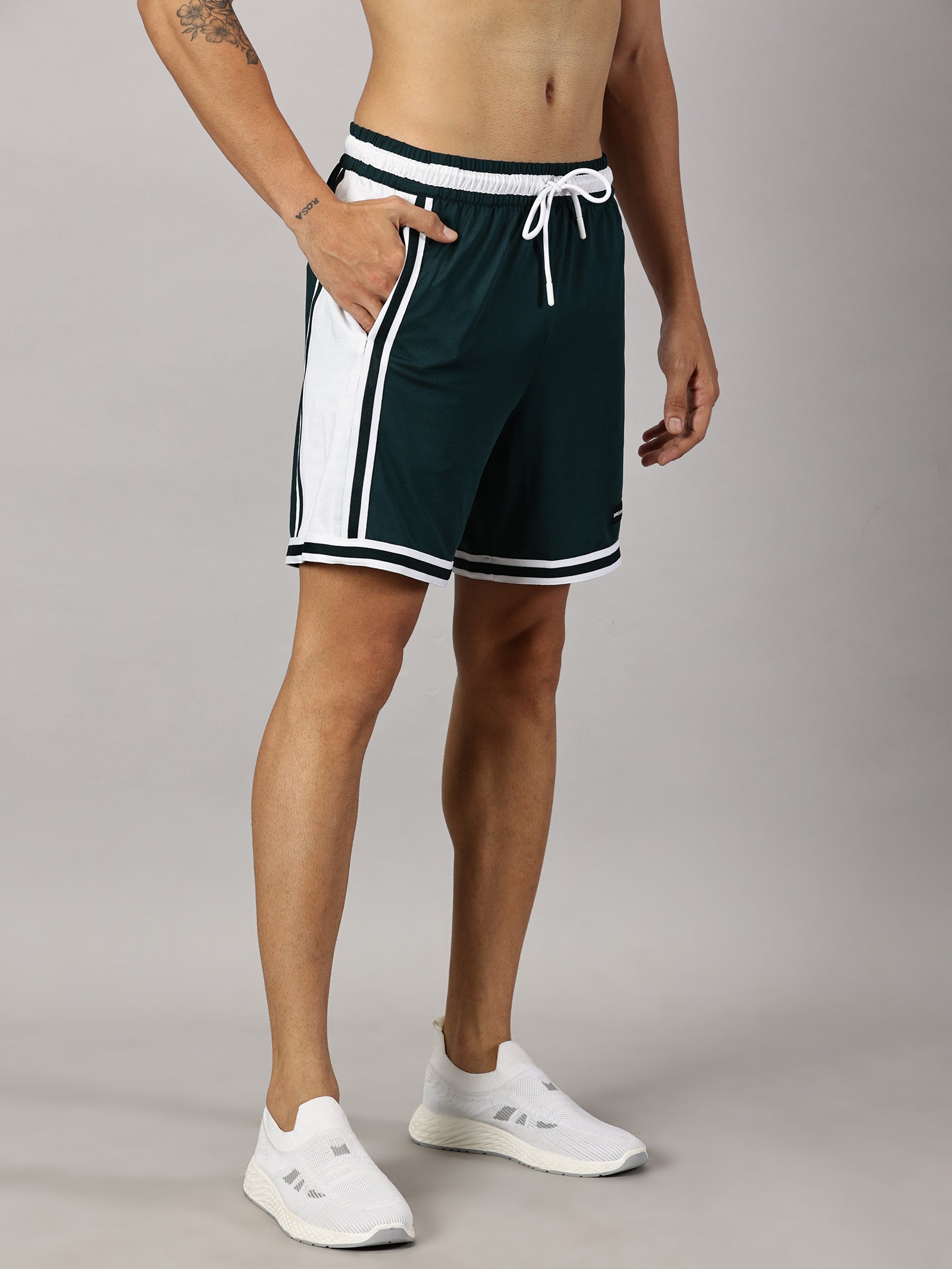 Defy Gravity Basketball shorts Bottle Green