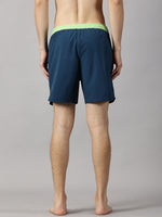 Load image into Gallery viewer, Neon &amp; Teal Blue Men&#39;s Swim/Board shorts
