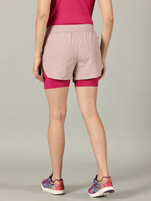 Dares Only Magenta 2-in-1 Run Short