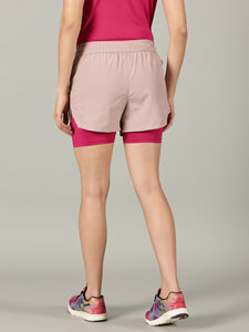 Dares Only Magenta 2-in-1 Run Short