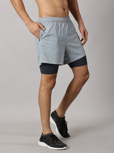 Dares Only Graphite Hybrid Run Shorts