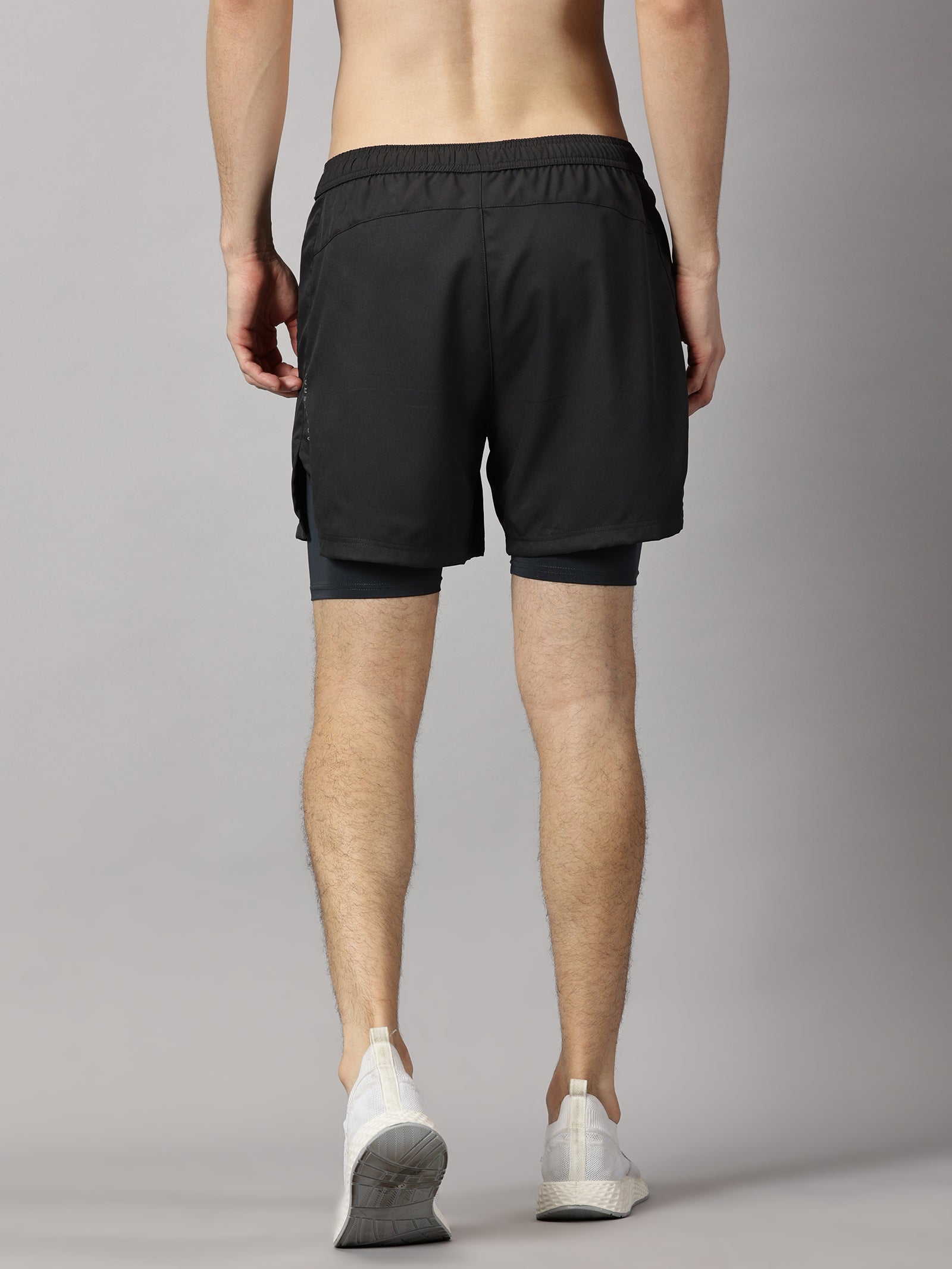 Dares Only Coal Hybrid Run Shorts