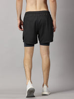 Load image into Gallery viewer, Dares Only Coal Hybrid Run Shorts
