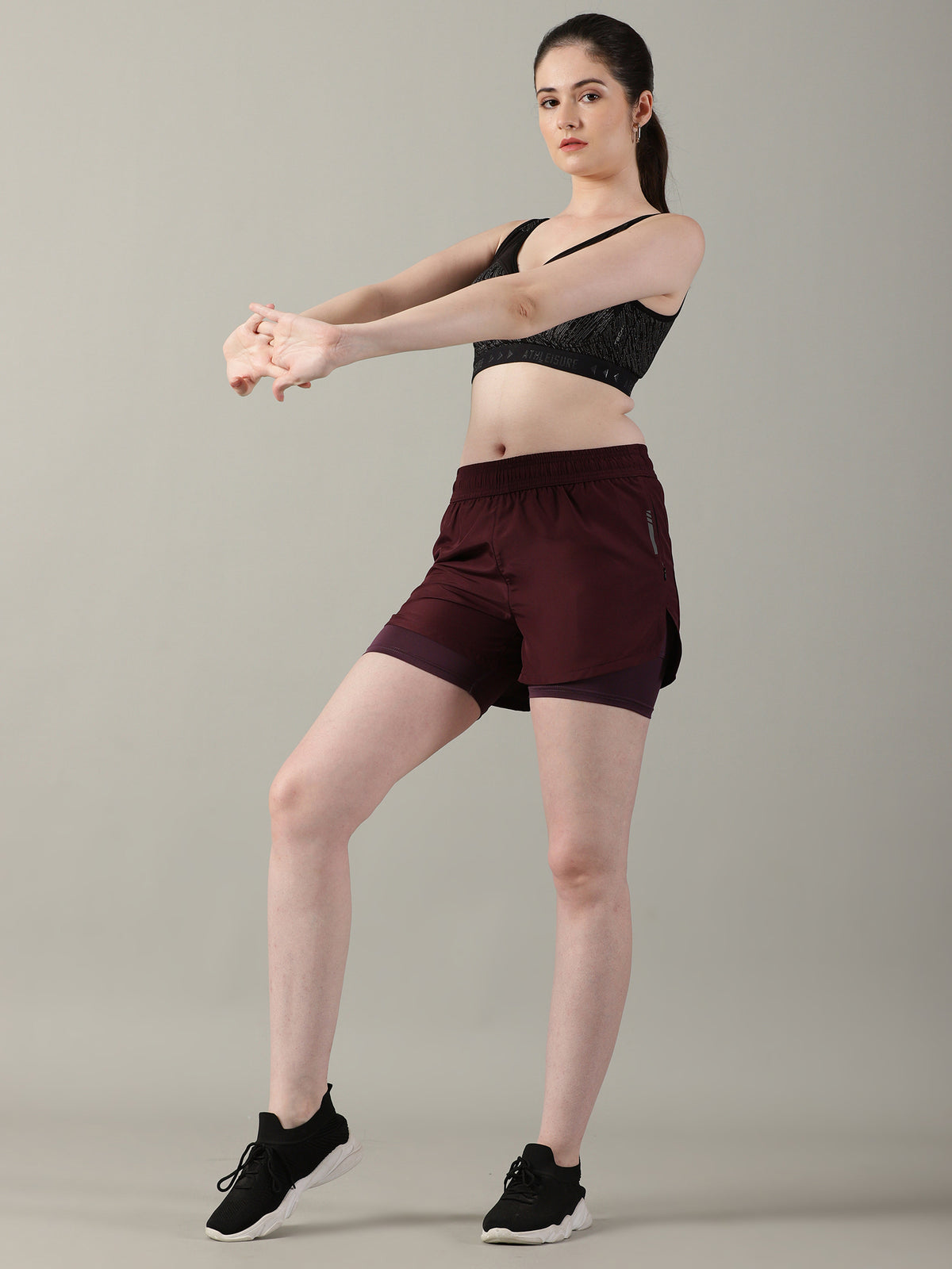Dares Only Mulberry 2-in-1 Run Short