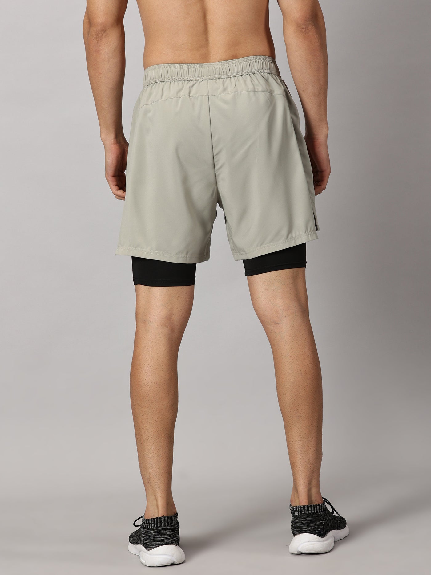 Dares Only Tech Beige Hybrid Run Shorts