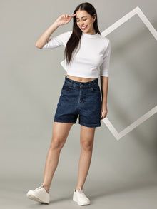 The All-Day High Waisted Denim Dark wash