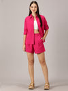 Fuchsia Linen co-ords