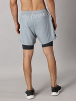 Load image into Gallery viewer, Dares Only Graphite Hybrid Run Shorts
