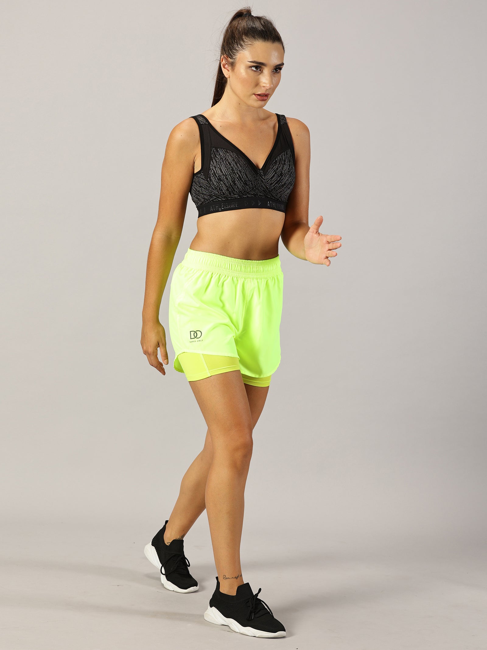 Neon 2-in-1 Run Short