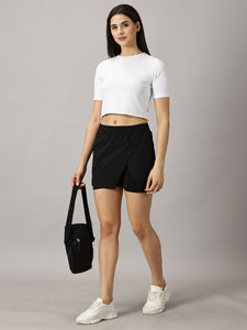 Game changer High-Rise Black Skort