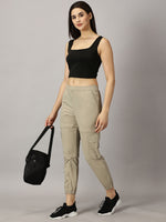 Load image into Gallery viewer, Convertible High-Rise Travel-Trek Pants - Beige
