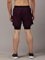 Load image into Gallery viewer, Dares Only Purple Amethyst Hybrid Run Shorts
