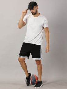 Defy Gravity Basketball shorts Black and White