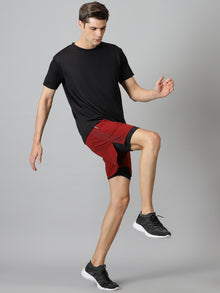 Dares Only Burgundy Hybrid Run Shorts