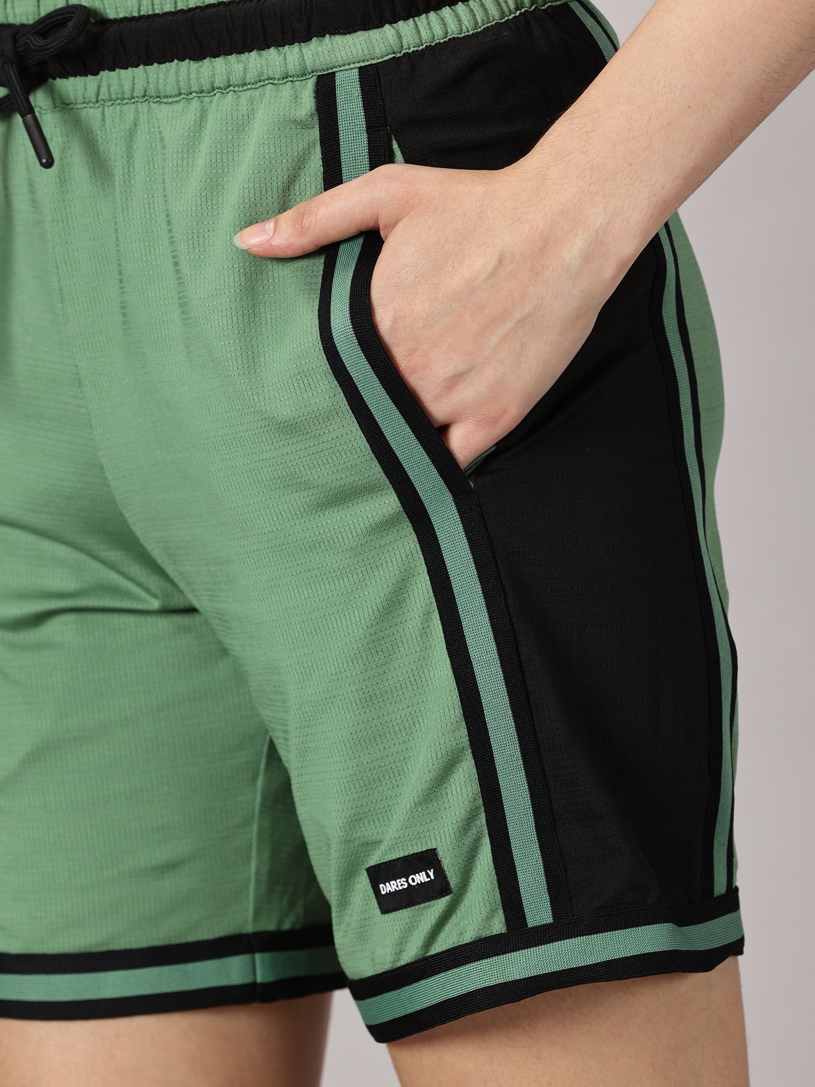 Defy Gravity Basketball shorts Avocado Green