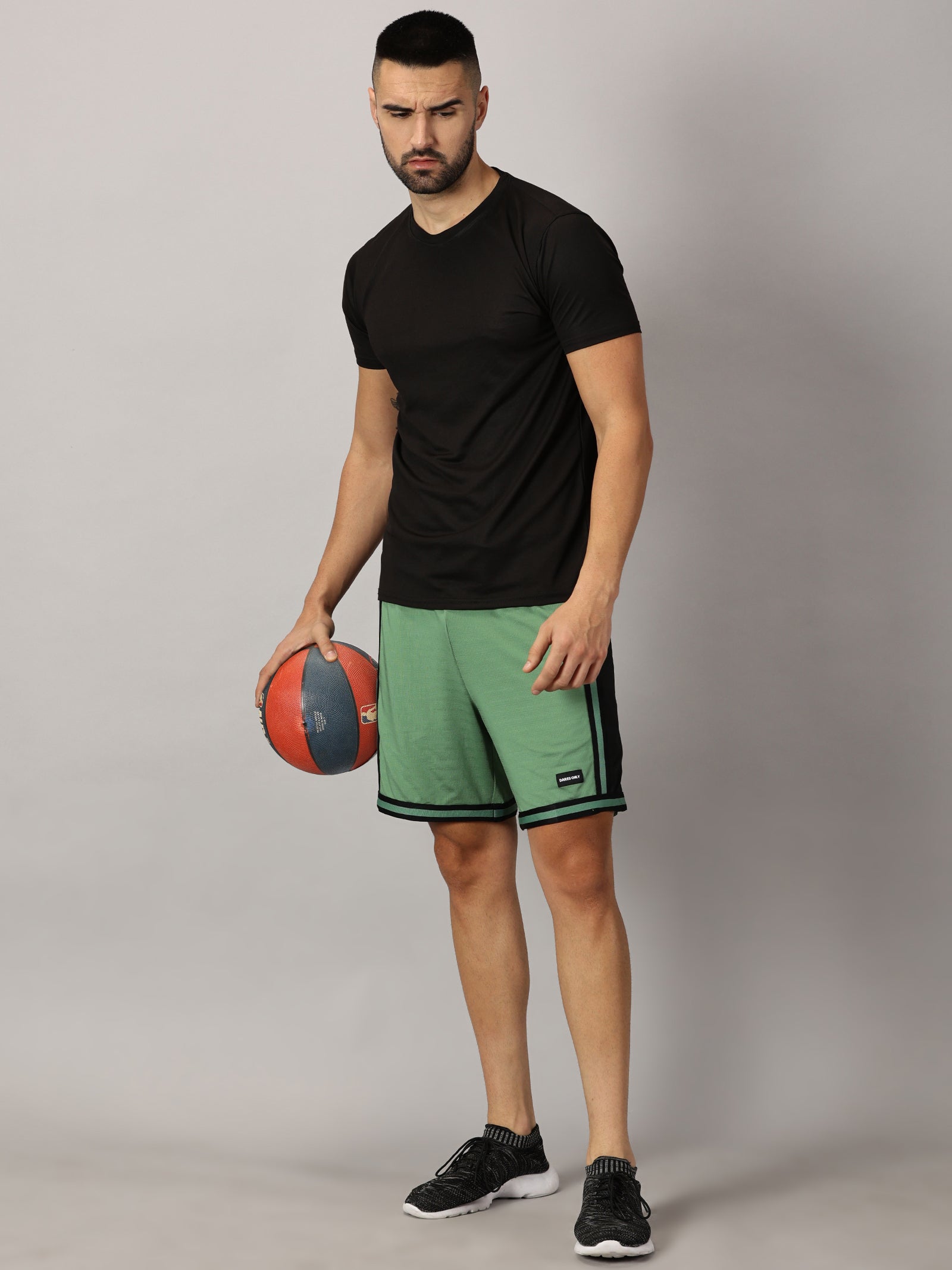 Defy Gravity Basketball shorts Avocado Green
