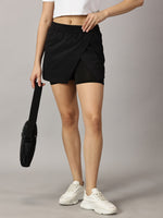 Load image into Gallery viewer, Game changer High-Rise Black Skort
